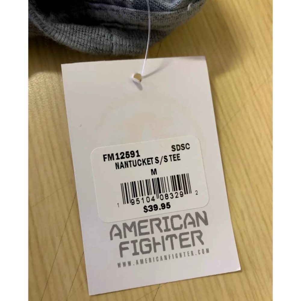 AMERICAN FIGHTER Men's T-Shirt S/S NANTUCKET TEE - Picture 6 of 8